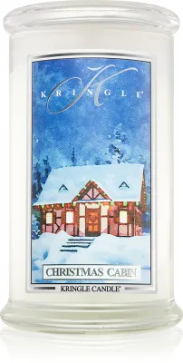 Kringle Candle Christmas Cabin - Ароматическая свеча, 624 г