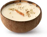 Tropicandle Coconut - Ароматическая свеча с деревянным фитилем с деревянным фитилем, 350 мл — фото 1