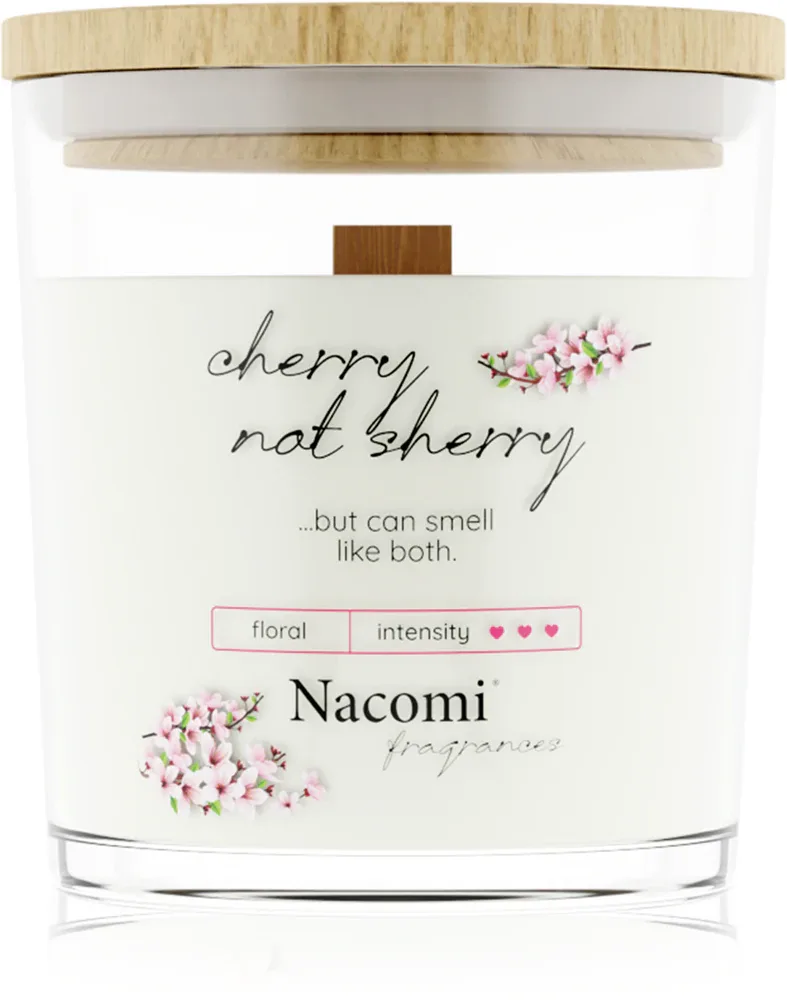 Nacomi Soy Candle Home Fragrances - Ароматическая свеча с деревянным фитилем с деревянным фитилем, 140 г
