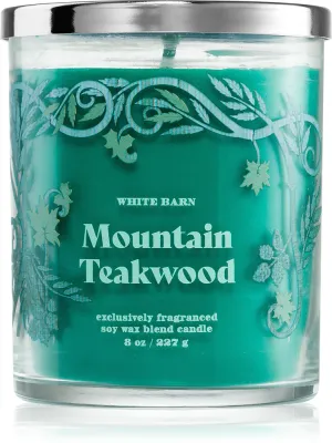 Bath & Body Works Mountain Teakwood - Ароматическая свеча, 227 г