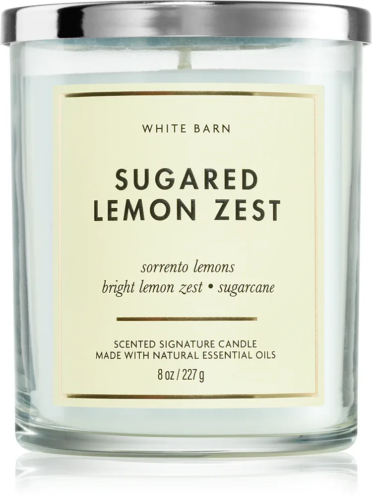 Bath & Body Works Sugared Lemon Zest - Ароматическая свеча, 227 г