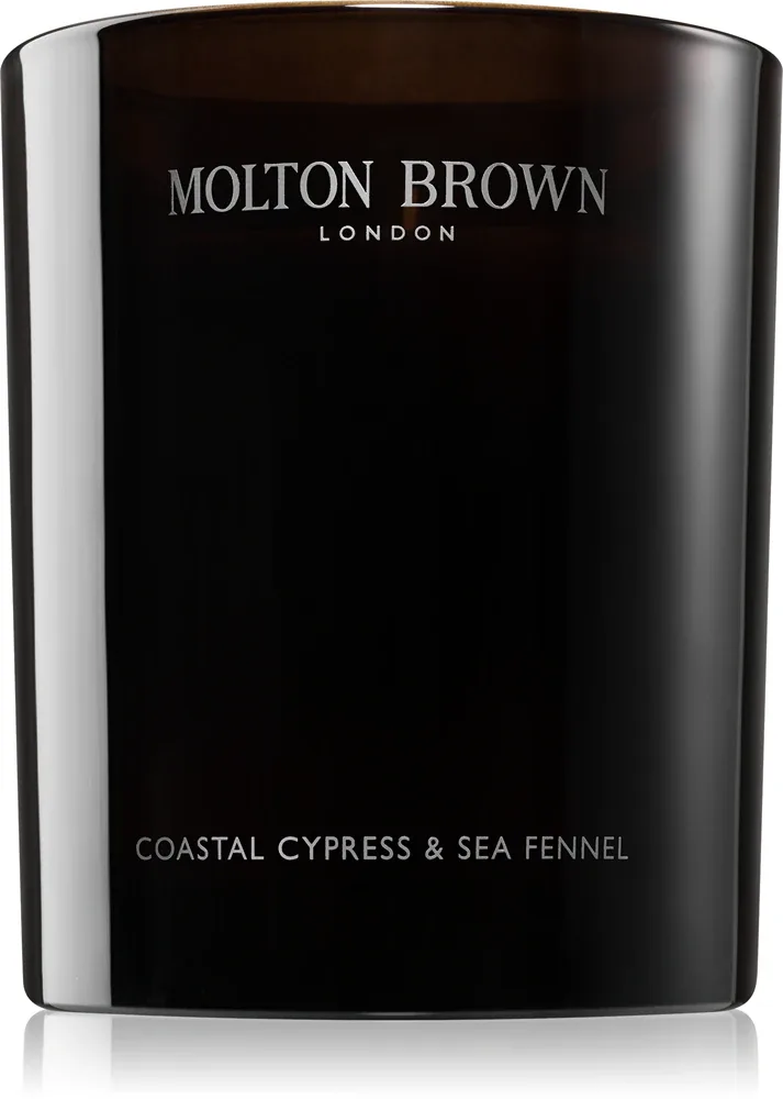 Molton Brown Coastal Cypress & Sea Fennel - Ароматическая свеча с морскими экстрактами и маслами, 190 г