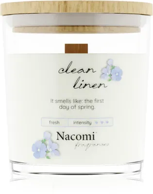 Nacomi Soy Candle Home Fragrances - Ароматическая свеча с деревянным фитилем с деревянным фитилем, 140 г