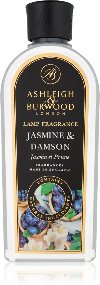 Ashleigh & Burwood London Lamp Fragrance Jasmine & Damson - Наполнитель для каталитической лампы Ashleigh Burwood London Lamp Fragrance Jasmine Damson цветочный, восточный, сменный, 500 мл, 500 мл