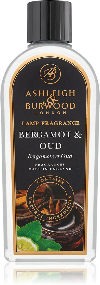 Ashleigh & Burwood London Lamp Fragrance Bergamot & Oud - Наполнитель для каталитической лампы Ashleigh Burwood London Lamp Fragrance Bergamot Oud древесный, пряный, сменный, 500 мл, 500 мл