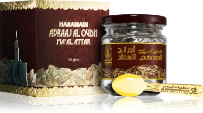 Благовоние Al Haramain Abraaj Al Oudh Ma'Al Attak восточное, для дома, 50 г