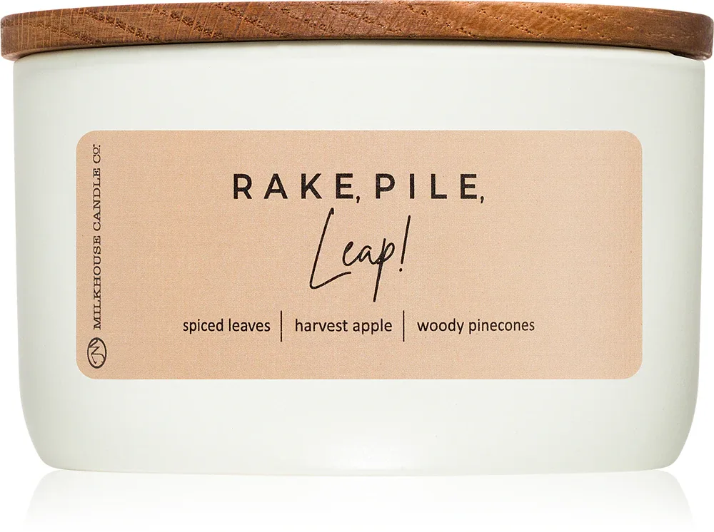 Milkhouse Candle Co. Statement Rake, Pile, Leap! - Ароматическая свеча, 283 г