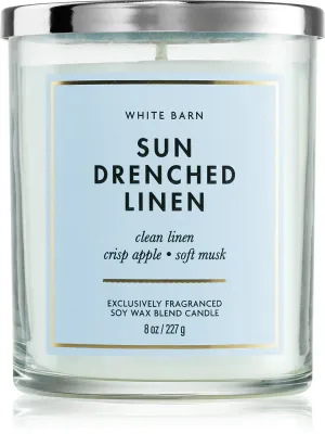 Bath & Body Works Sun-Drenched Linen - Ароматическая свеча, 227 г