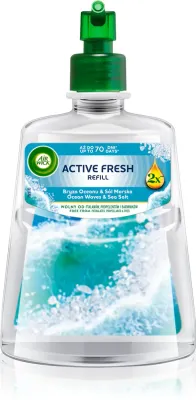 Air Wick Active Fresh Ocean Waves & Sea Salt - Освежитель воздуха наполнение, 228 мл