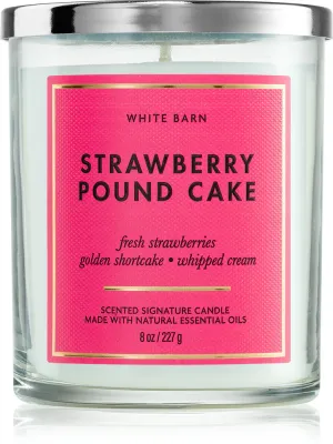 Bath & Body Works Strawberry Pound Cake - Ароматическая свеча, 227 г