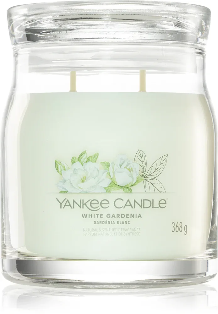 Yankee Candle White Gardenia - Ароматическая свеча Signature Signature, 368 г
