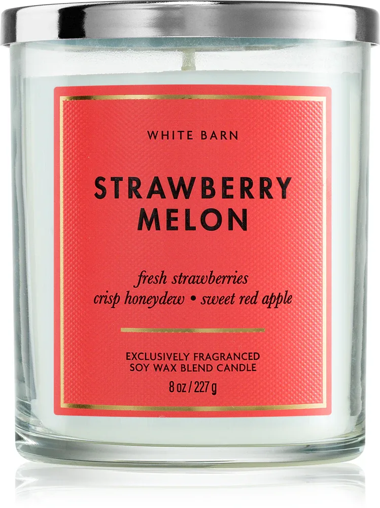 Bath & Body Works Strawberry Melon - Ароматическая свеча, 227 г