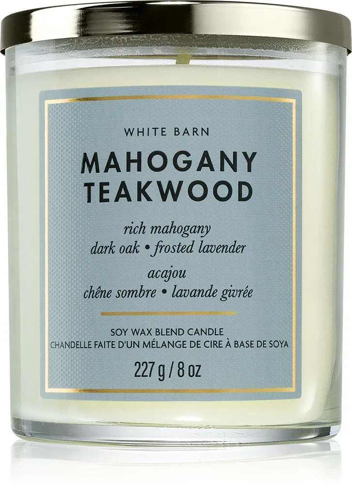 Bath & Body Works Mahagony Coconut - Ароматическая свеча, 227 г
