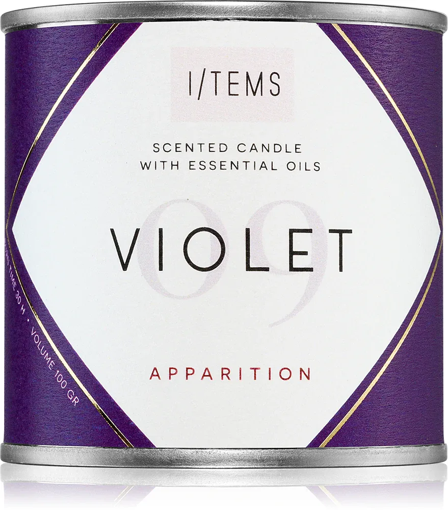 I/TEMS Essential 09 / Violet - Ароматическая свеча, 100 г