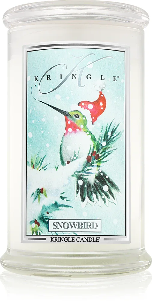 Kringle Candle Snowbird - Ароматическая свеча, 624 г