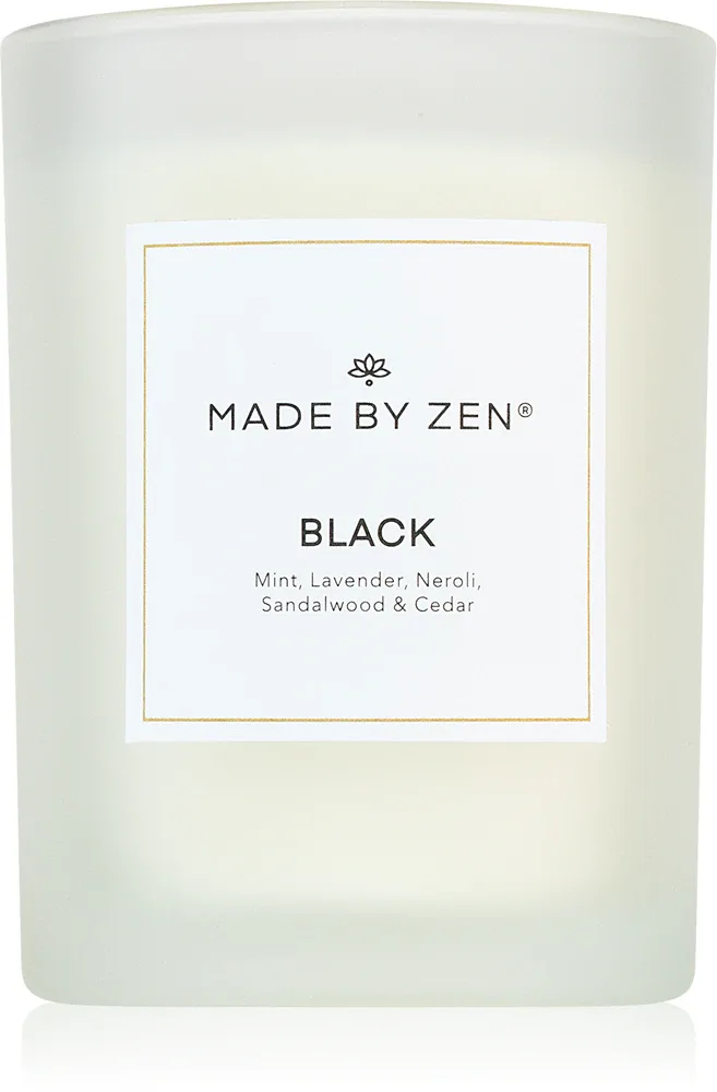 MADE BY ZEN Black - Ароматическая свеча, 250 г