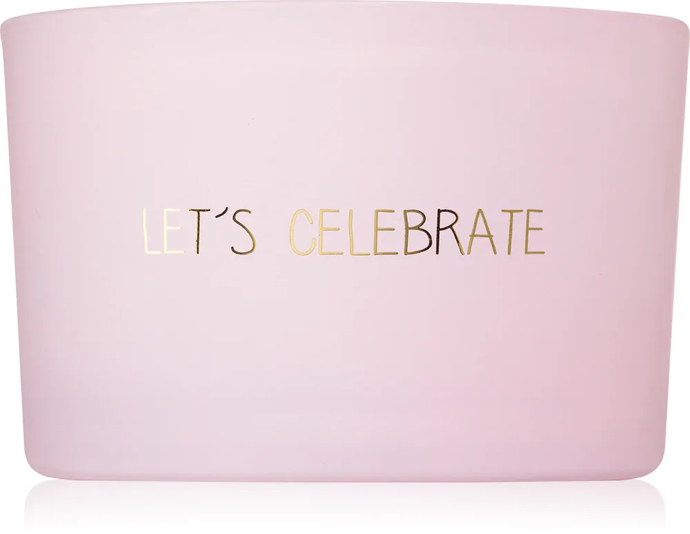 My Flame Green Tea Time Let's Celebrate - Ароматическая свеча, 13 см