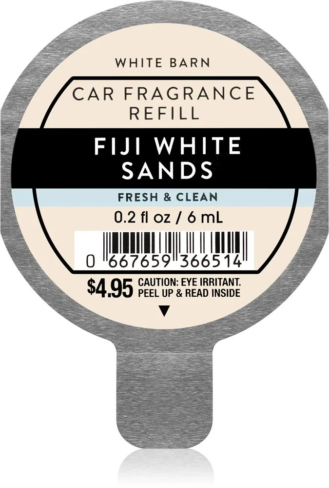 Bath & Body Works Fiji White Sands - запах для автомобиля, 6 мл