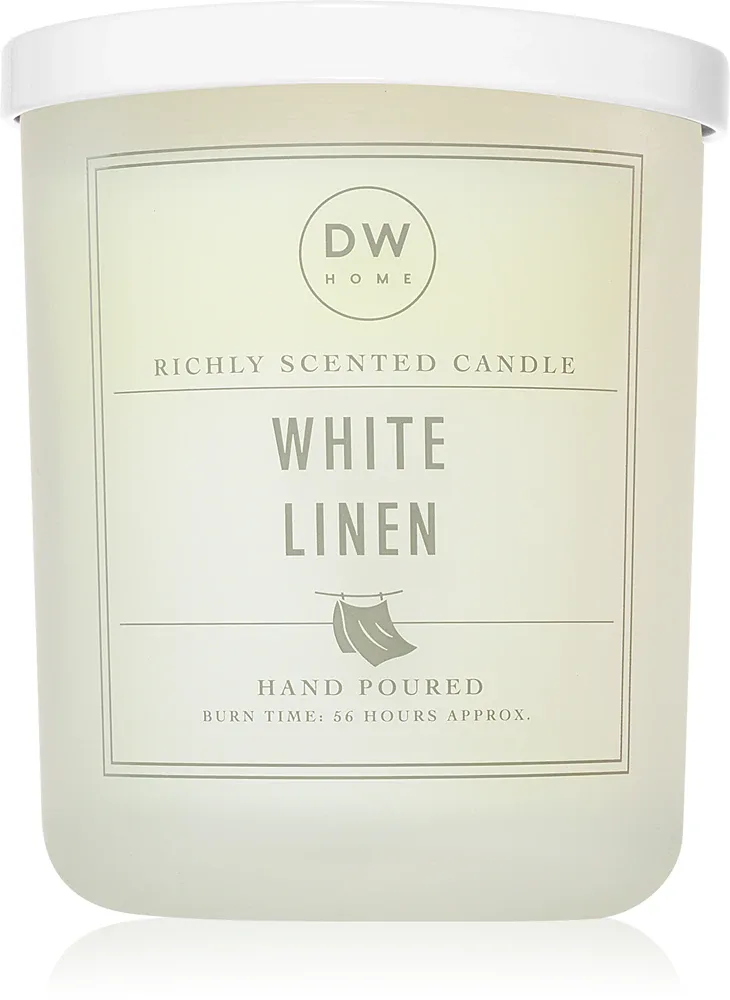 DW Home Signature White Linen - душистая свеча, 434 г