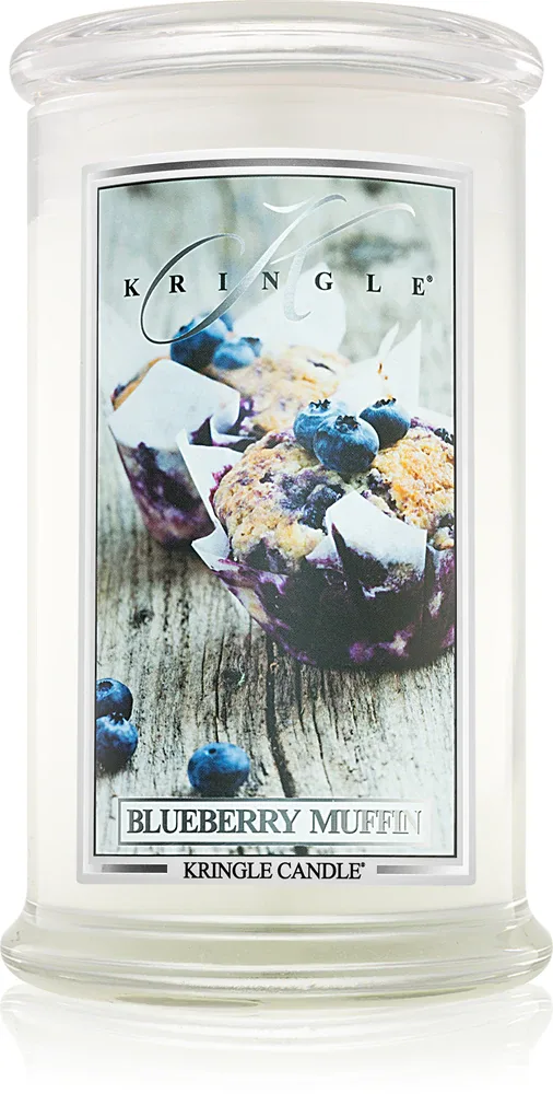 Kringle Candle Blueberry Muffin - душистая свеча, 624 г