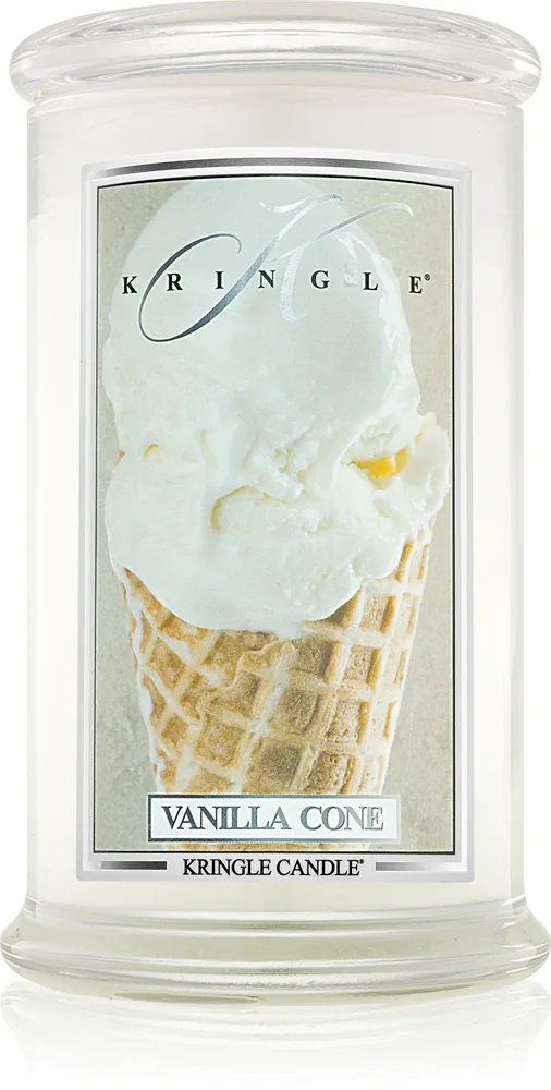 Kringle Candle Vanilla Cone - Ароматическая свеча, 624 г