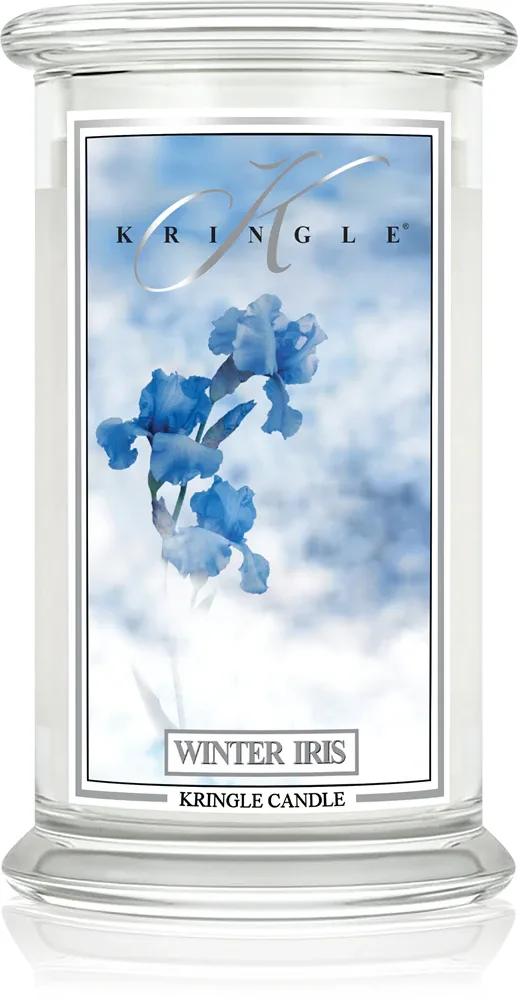 Kringle Candle Winter Iris - Ароматическая свеча, 624 г