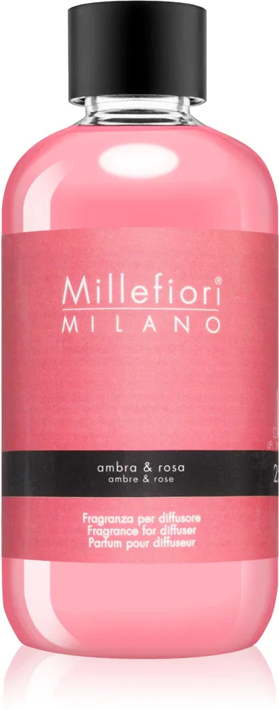 Millefiori Ambra & Rosa - Наполнение для диффузоров, 250 мл