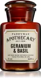 Paddywax Apothecary Geranium & Basil - духовая свеча, 226 г — фото 1