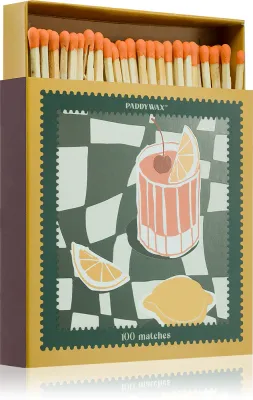Спички для дома Paddywax Jumbo Boxed Cocktail в фирменной коробке, 1 шт