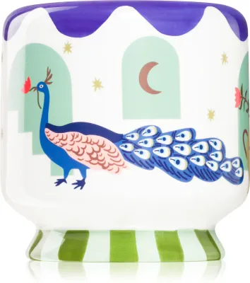 Paddywax A Dopo Peacock Blue Свеча ароматическая цветочно-цитрусовая, соево-растительный воск, 226 г