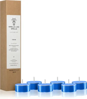 Smells Like Spells Norse Magic Thor - Свеча типа tealight (концентрация/карьера) (concentration/career), 6 шт