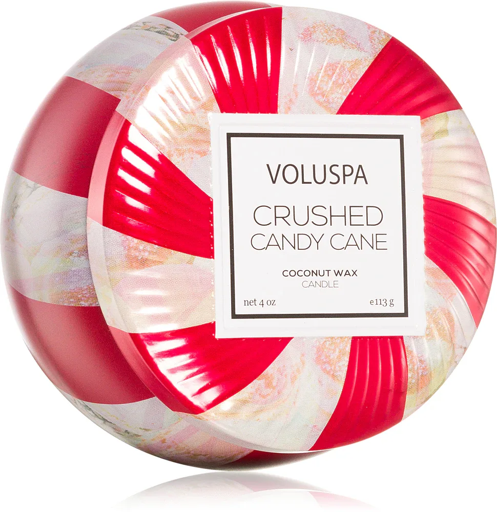 VOLUSPA Crushed Candy Cane - Ароматическая свеча, 113 г