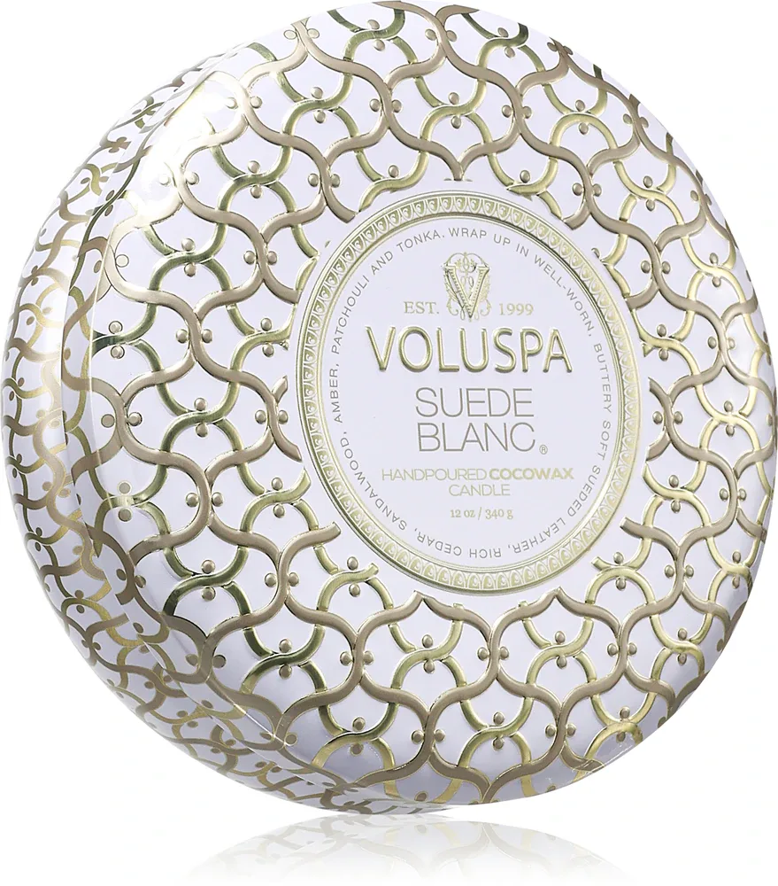 VOLUSPA Maison Blanc Suede Blanc - Ароматическая свеча, 340 мл