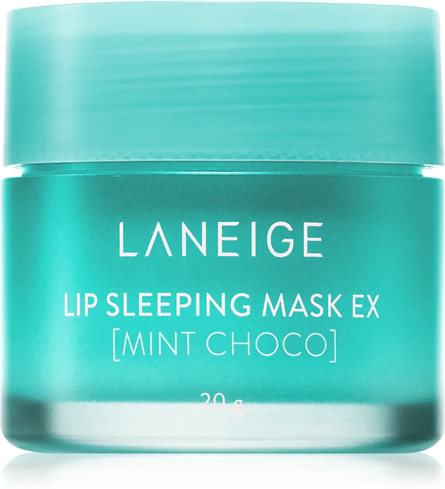 Ночная маска для губ LANEIGE Lip Sleeping Mask EX с маслом ши, 20 г, оттенок Mint Choco