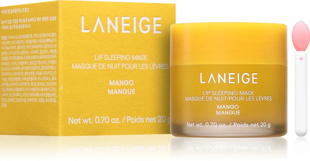 Ночная маска для губ LANEIGE Lip Sleeping Mask EX с маслом ши, 20 г, оттенок Mango