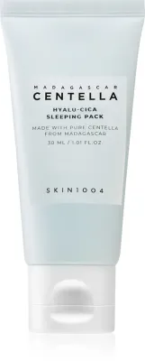 SKIN1004 Madagascar Centella Hyalu-Cica Sleeping Pack - Маска для лица увлажняющая и улучшающая кожу, подтягивающая кожу