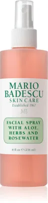 Mario Badescu Facial Spray with Aloe, Herbs and Rosewater - Тонизирующий спрей для лица для осветления и увлажнения