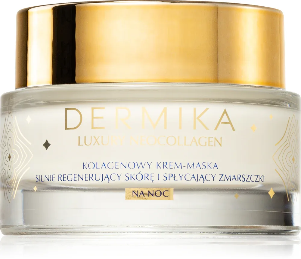 Dermika Luxury Neocollagen - Регенерирующая ночная крем-маска с коллагеном, 50 мл