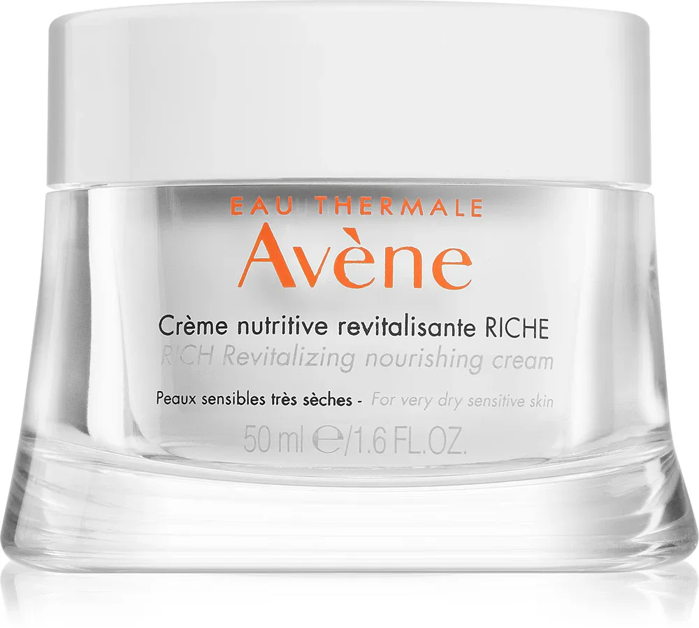 Avene Les Essentiels Rich Revitalizing Nourishing Cream - Богатый питательный крем для очень сухой и чувствительной кожи, 50 мл