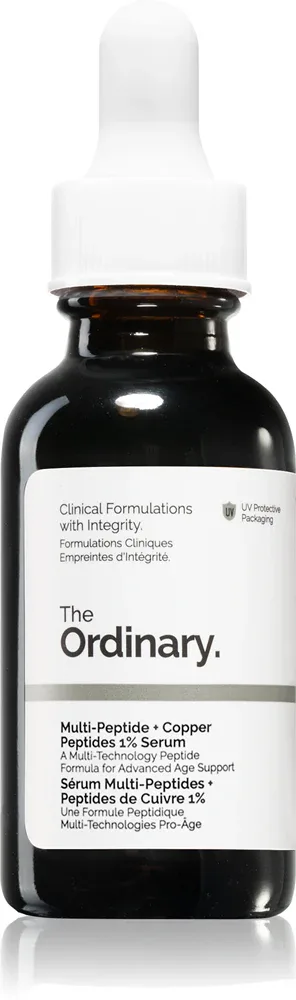The Ordinary Multi-Peptide + Copper Peptides 1% - Сыворотка для лица против морщин, осветляющая, 30 мл