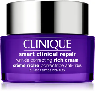 Clinique Smart Clinical Repair Wrinkle Rich Cream - Интенсивный крем против морщин, 50 мл