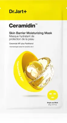 Маска для лица тканевая Dr. Jart+ Ceramidin Skin Barrier Moisturizing Face Mask увлажняющая, для любого типа кожи, 22 г