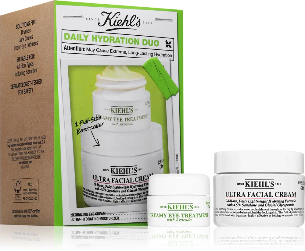Kiehl's Daily Hydration Duo - Подарочный набор для лица