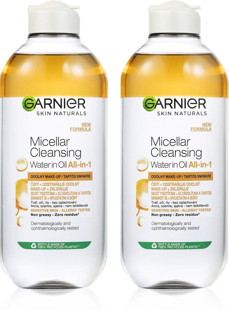 Garnier Skin Naturals Płyn Micelarny 3w1 - Двухфазная мицеллярная вода 3 в 1