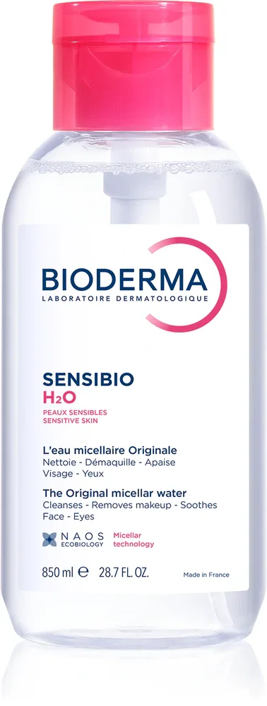 Bioderma Sensibio H2O - Мицеллярная вода для чувствительной кожи с дозатором