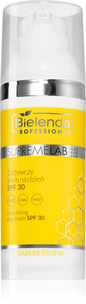 Bielenda Professional Supremelab Barrier Renew - Питательный дневной крем SPF 30, 50 мл
