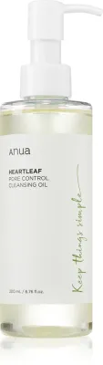 Anua Heartleaf Pore Control Cleansing Oil - Очищающее масло для снятия макияжа с увлажняющим действием, 200 мл