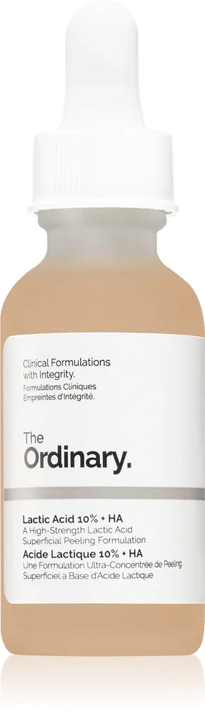 The Ordinary Lactic Acid 10% + HA - Сыворотка для лица с эффектом выравнивания и отшелушивания, 30 мл