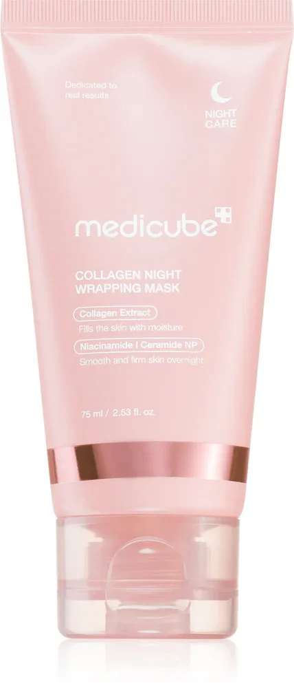 Medicube Collagen Night Wrapping Mask - Маска для лица укрепляющая на ночь с коллагеном, 75 мл