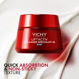 Vichy Liftactiv Collagen Specialist 16 Night - Крем для лица укрепляющий на ночь против морщин, 50 мл — фото 7